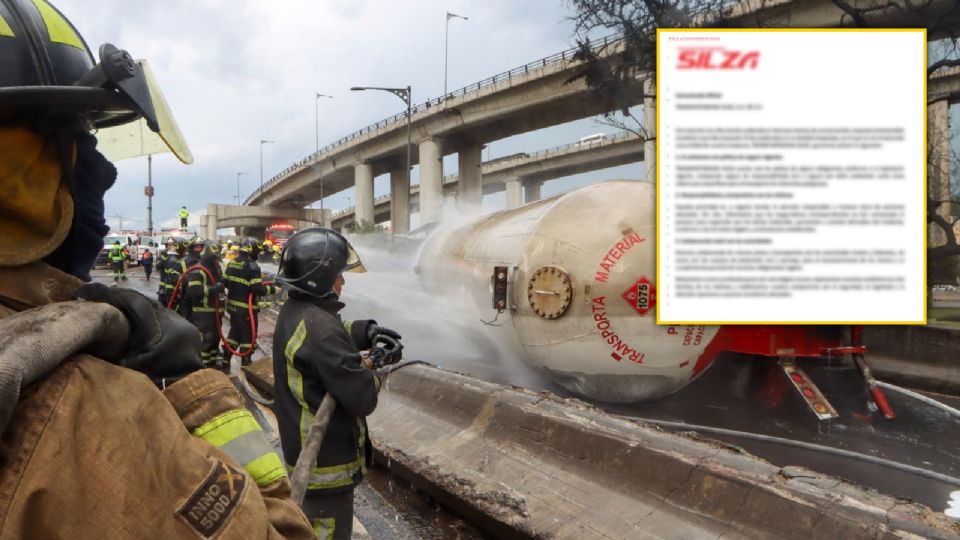 La Transportadora SILZA habló sobre su responsabilidad en la explosión de su pipa en el Puente de la Concordia.