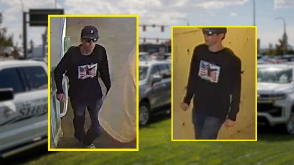 El FBI difunde fotos del presunto asesino de Charlie Kirk.