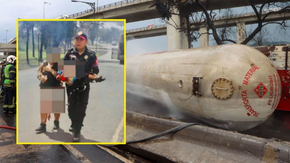 Sergio Soriano en medio de la tragedia encontró a una mujer identificada como Alicia, quien sostenía en brazos a su nieta.