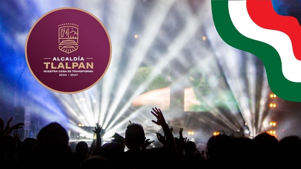 Cartelera de artistas que estarán el 15 de septiembre en Tlalpan