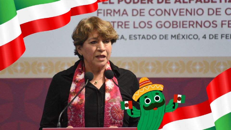 La Gobernadora Delfina Gómez Álvarez encabezará la Ceremonia del Grito de Independencia desde el Palacio de Gobierno.