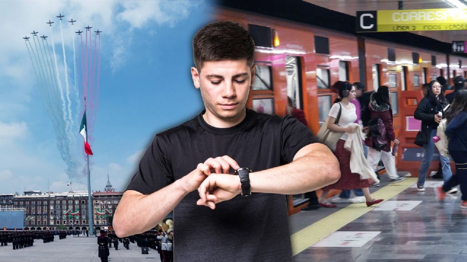 Metro CDMX: horarios especiales para el 15 y 16 de septiembre de 2025 por fiestas patrias.