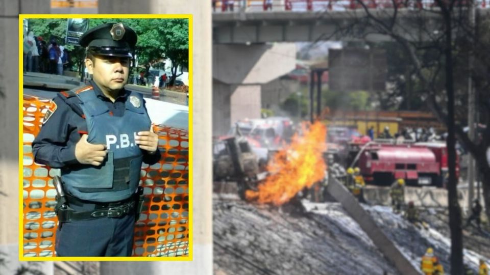 Quién es Sergio Ángel Soriano, el policía que ayudó a abuelita en explosión de Iztapalapa