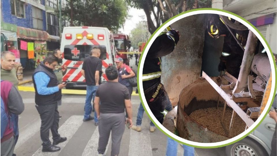 Vecinos observan el operativo de seguridad fuera de los edificios evacuados preventivamente en la calle Víctor Hugo.