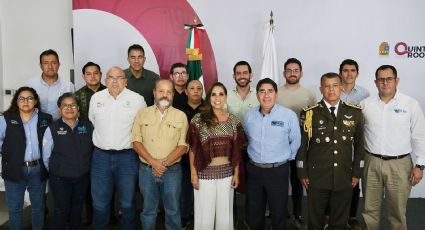 Mara Lezama y General Tonatiuh de Grupo Mundo Maya refuerzan acciones para asegurar playas de Tulum