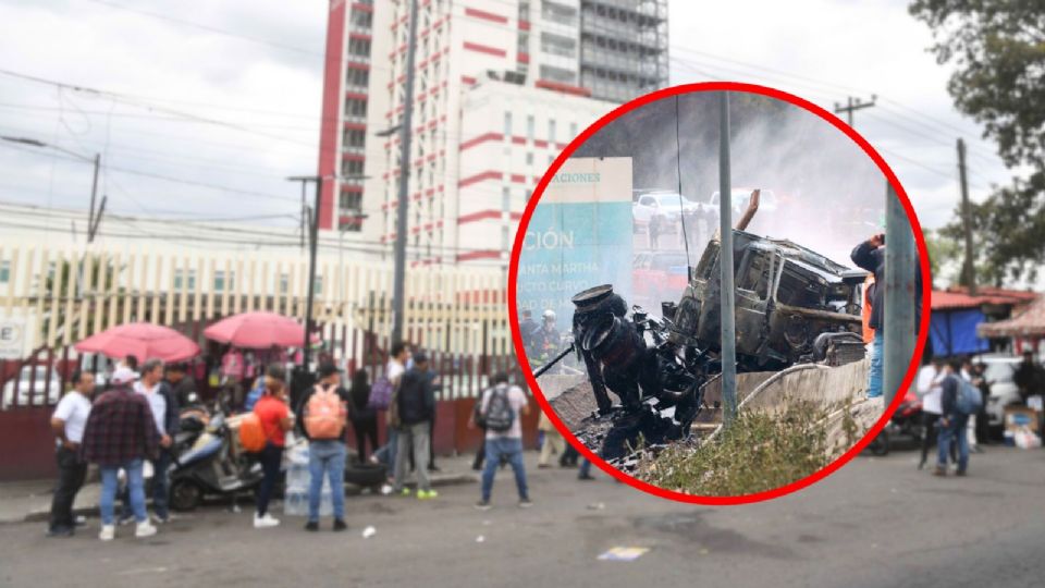 Reporte de muertes por explosión de pipa de gas en Iztapalapa.