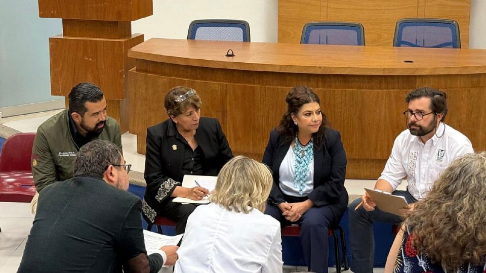 Gobernadora Delfina Gómez se reúne con equipo de Clara Brugada.