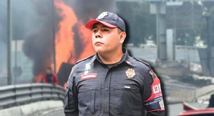 Policía que salvó a bebé de la explosión de pipa ya había sido llamado héroe por esta razón | FOTOS