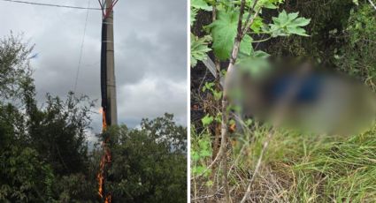 Intenta robar cable y muere electrocutado en Escobedo