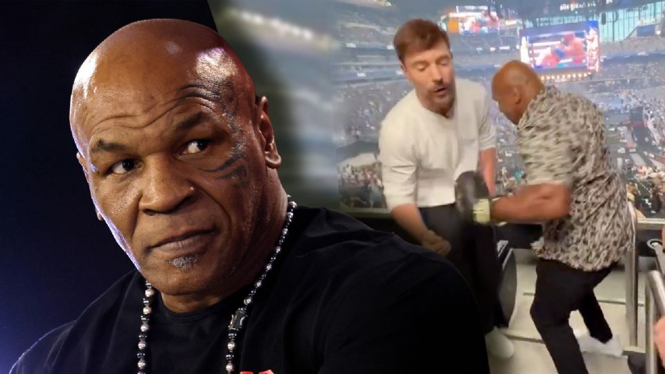Mike Tyson y MrBeast generan polémica por dinámica previo a pelea Canelo VS Crawford.