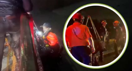 Hombre atrapado en corriente del  río Santa Catarina es rescatado en Juárez