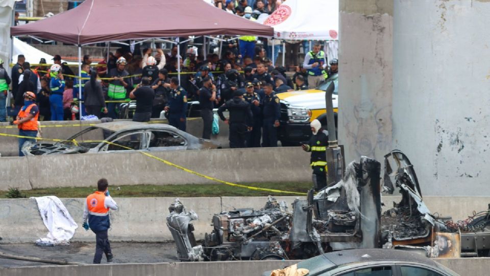 Explosión de pipa de gas en Iztapalapa.