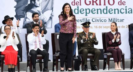 Reunión de los tres poderes en el desfile, es muestra de pluralidad: Kenia López