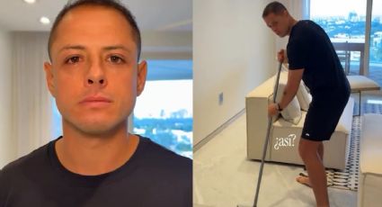 El nuevo video de Chicharito Hernández barriendo causa revuelo en redes