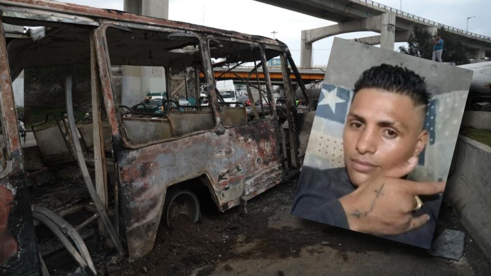 Este es Érick Acevedo, el chofer de microbús que ayudó a pasajeros, pero cuya vida ahora está en riesgo.