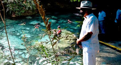 'El cenote Zacatón tiene una profundidad que podría albergar la Torre Eiffel': Lubín Jiménez
