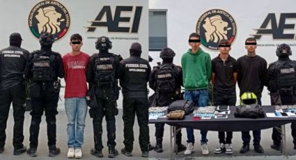 Cae distribuidor de drogas en Pesquería y detienen a tres hombres armados en Juárez