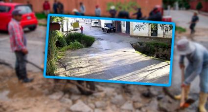 Colapsa puente en San Cristóbal de las Casas, Chiapas; joven se salva por poco | VIDEO