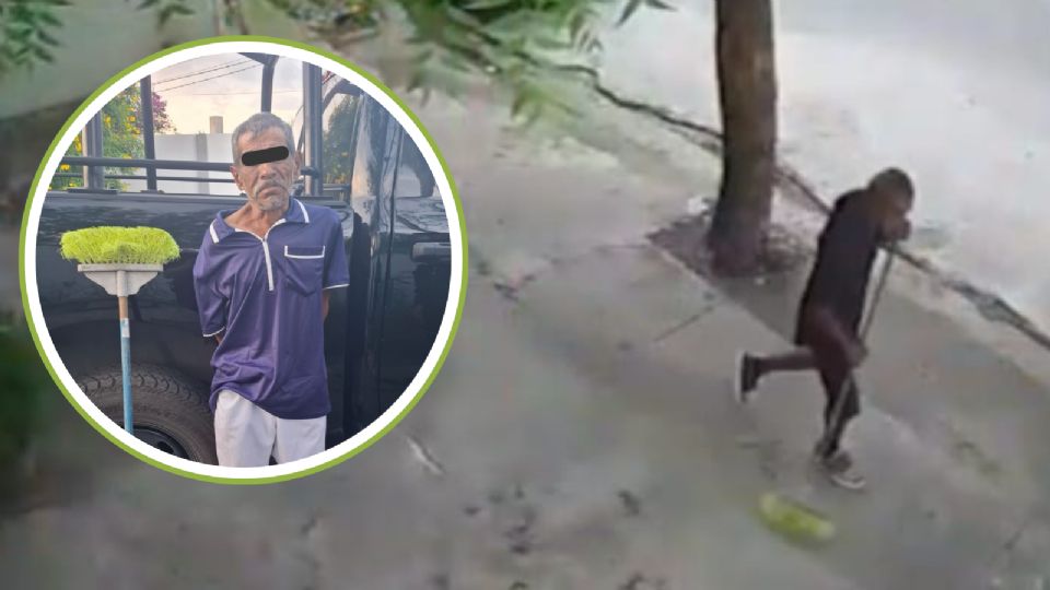 El presunto franelero fue detenido por la Policía de Monterrey con envoltorios de marihuana y es investigado por robos en la colonia Benito Juárez.