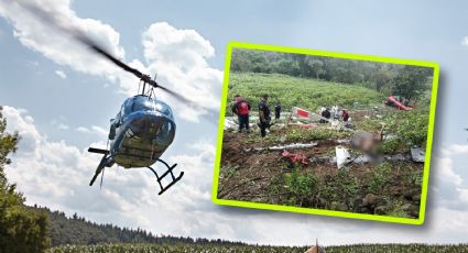 Reportan desplome de helicóptero en zona de volcanes del Edomex; habría personas fallecidas | FOTOS