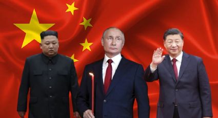 Presidente de China posa junto a Putin y Kim Jong-un en el megadesfile de la II Guerra Mundial
