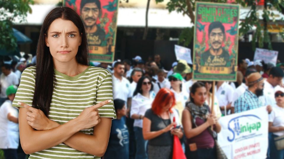 Entre las protestas destacan colectivos feministas, sindicatos y grupos de trabajadores.
