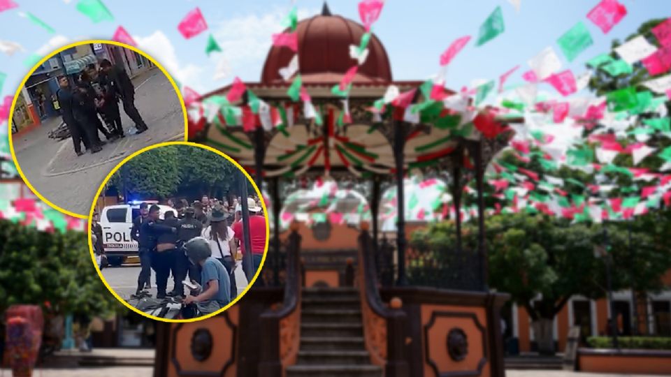 Hombre desarma a policía y dispara 16 veces.