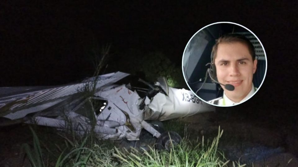 Bryan Ballesteros, piloto profesional y ex copiloto de Viva Aerobus, murió junto a Débora Estrella en el accidente aéreo en García, Nuevo León.