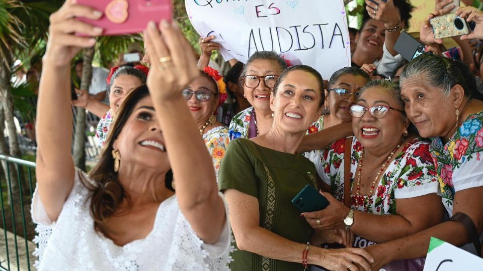La presidenta Claudia Sheinbaum estuvo de gira por Quintana Roo.
