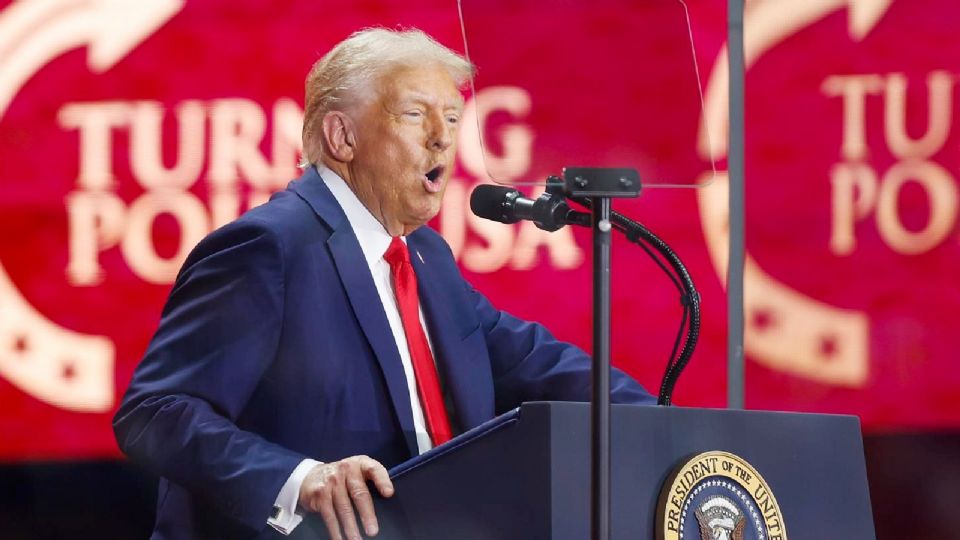 El presidente de Estados Unidos, Donald Trump, y la primera dama, Melania Trump.