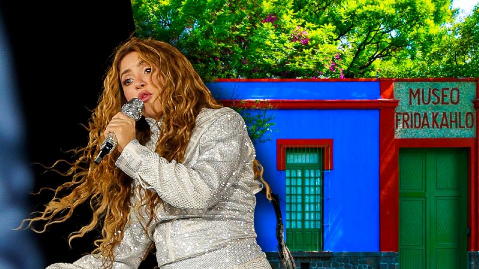 Shakira en La Casa Azul de Frida Kahlo.