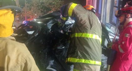 Fallece hombre tras choque en columna del Metro