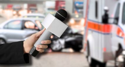 VIDEO | Reportero cubre accidente donde resultaron lesionados sus hijos por un conductor borracho