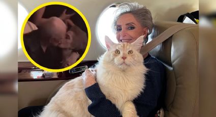 Así fue como Doña Cuquita, viuda de Vicente Fernández, fue sorprendida besando a un hombre