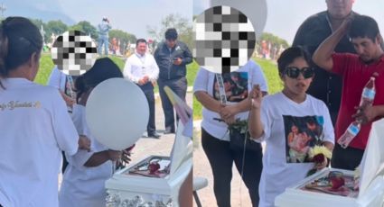 Lupita TikTok comparte imágenes de cómo fue el funeral de su bebé