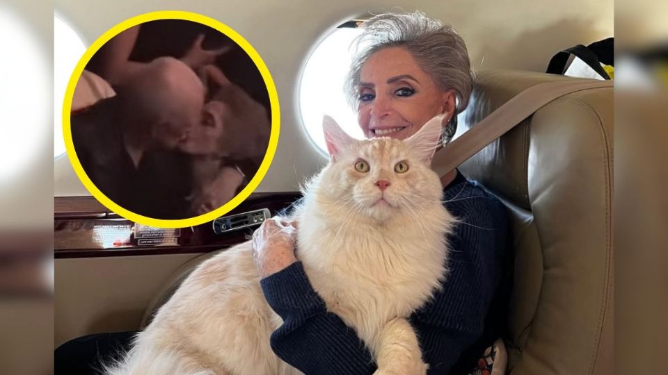 ¿Nuevo amor? Captan a Doña Cuquita, viuda de Vicente Fernández, besando a un hombre en concierto