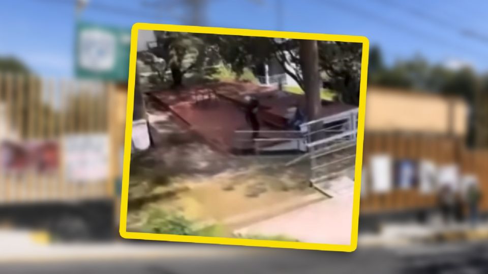 Ataque a estudiante dentro del CCH Sur de la UNAM.