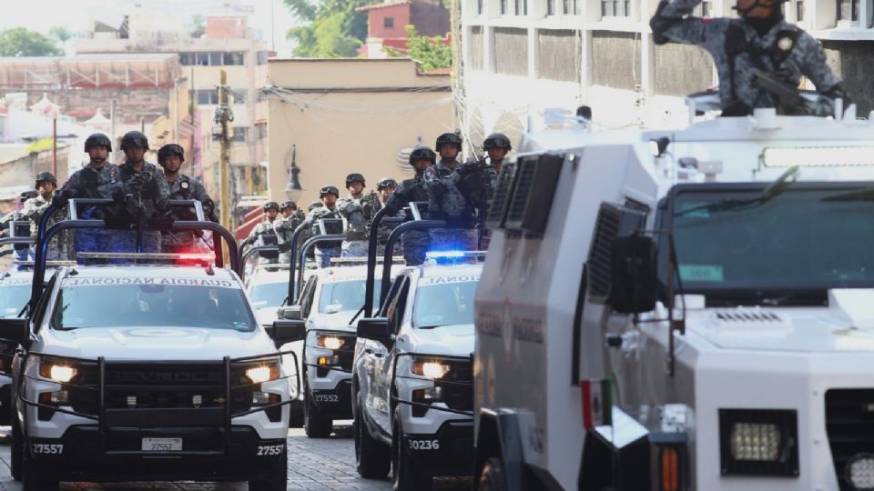 Elementos de la Guardia Nacional.