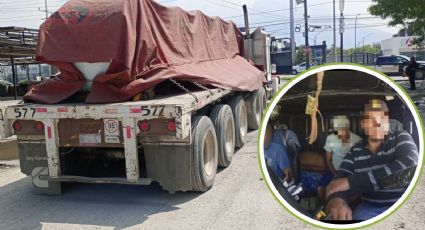 Rescatan en Guadalupe a chofer secuestrado tras robo de tráiler en Apodaca, hay 3 detenidos
