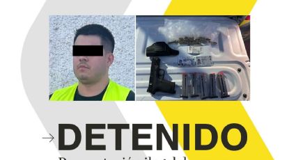 Detiene a hombre armado con permiso falso de portación en Santiago