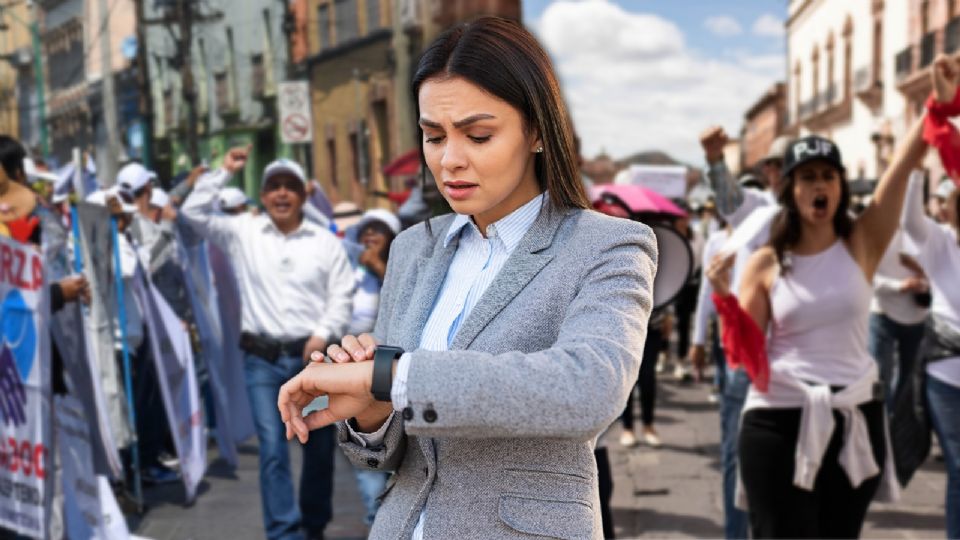Marchas CDMX: Hoy habrá 18 movilizaciones en la capital; ya hay manifestantes en Calzada Chivatito.