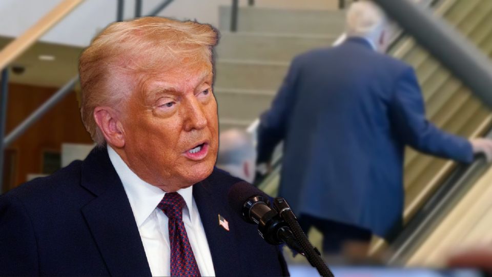 Durante su intervención, Trump también se quejó del teleprompter que dejó de funcionar a mitad de su discurso.