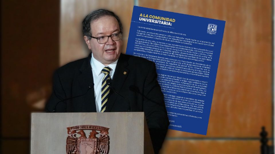 Tras la muerte de un alumno del CCH sur, el rector de la UNAM anunció medidas para apoyar a los estudiantes.