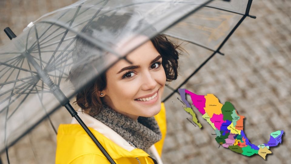 Saca paraguas e impermeable, pues en estos estados se esperan lluvias intensas las próximas horas.