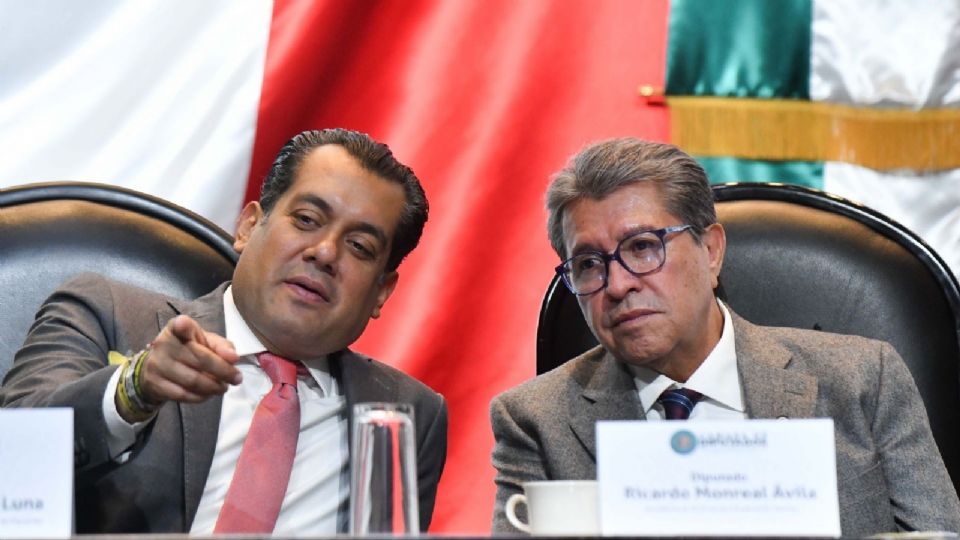 Sergio Gutiérrez y Ricardo Monreal.