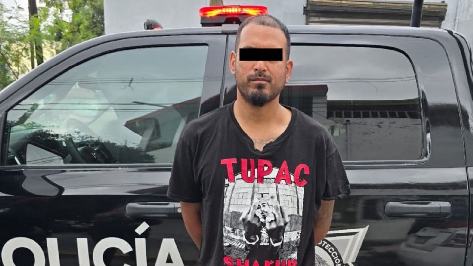 El detenido fue identificado como Al Karim D., de 33 años, acusado de intentar asfixiar a su pareja embarazada en la colonia Treviño.