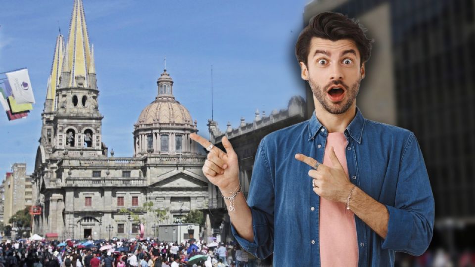 Las imágenes muestran una escalera en espiral de concreto que baja varios metros.