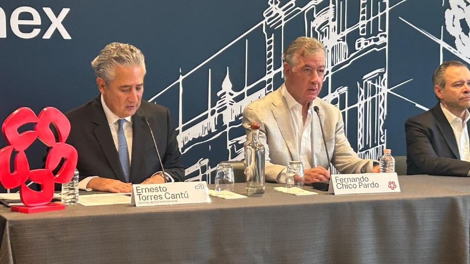 El empresario Fernando Chico Pardo en rueda de prensa.