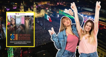 Zócalo CDMX se prepara para concierto gratuito el 27 de septiembre: cartelera y horarios
