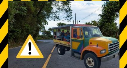 VIDEO | Muere hombre de 80 años tras caer de camión en el que viajaba